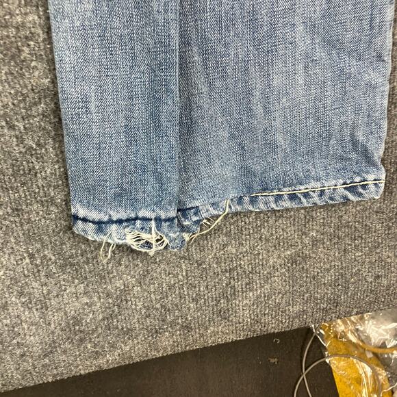 Cowboy Up Jeans Mens 40 Blue Bootcut Western Style Contrast Stitching - Picture 9 of 12